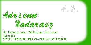 adrienn madarasz business card