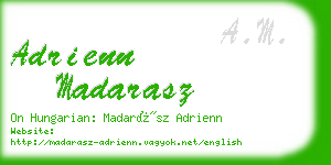 adrienn madarasz business card